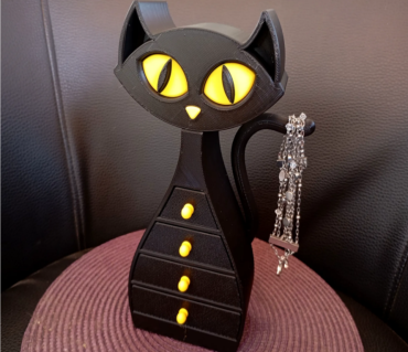 Шкатулка для драгоценностей "Кошка"