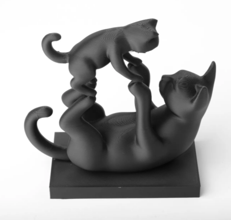 Статуэтка кошки и котенка2