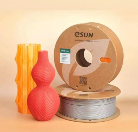 Катушка PETG- BASIC пластика ESUN 1.75 мм 1кг., непрозрачный красный3