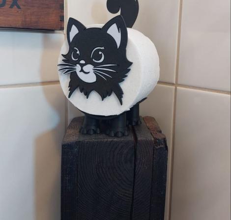 Держатель туалетной бумаги 🧻 КОТ 2